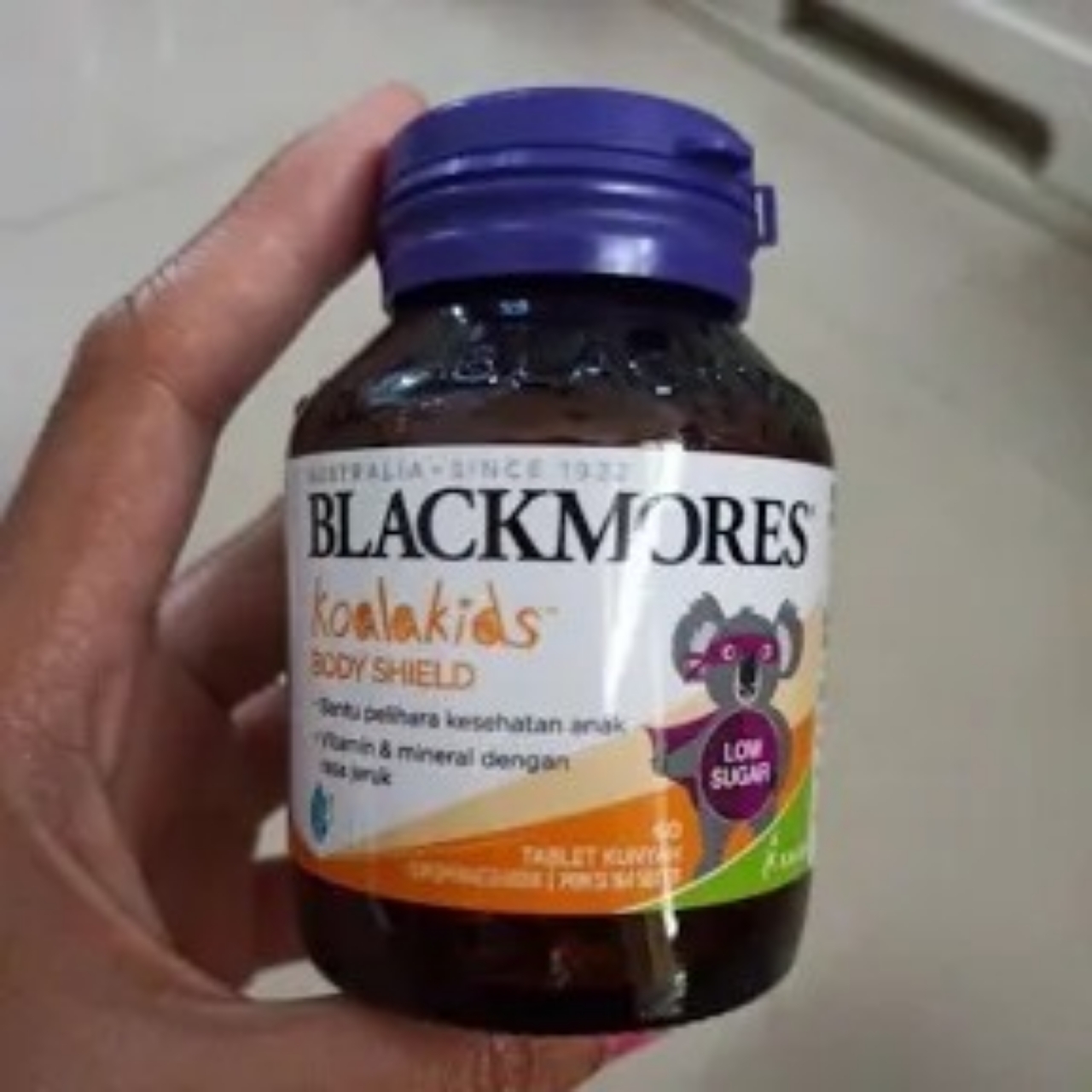 blackmores yang diproyeksikan untuk anak-anak