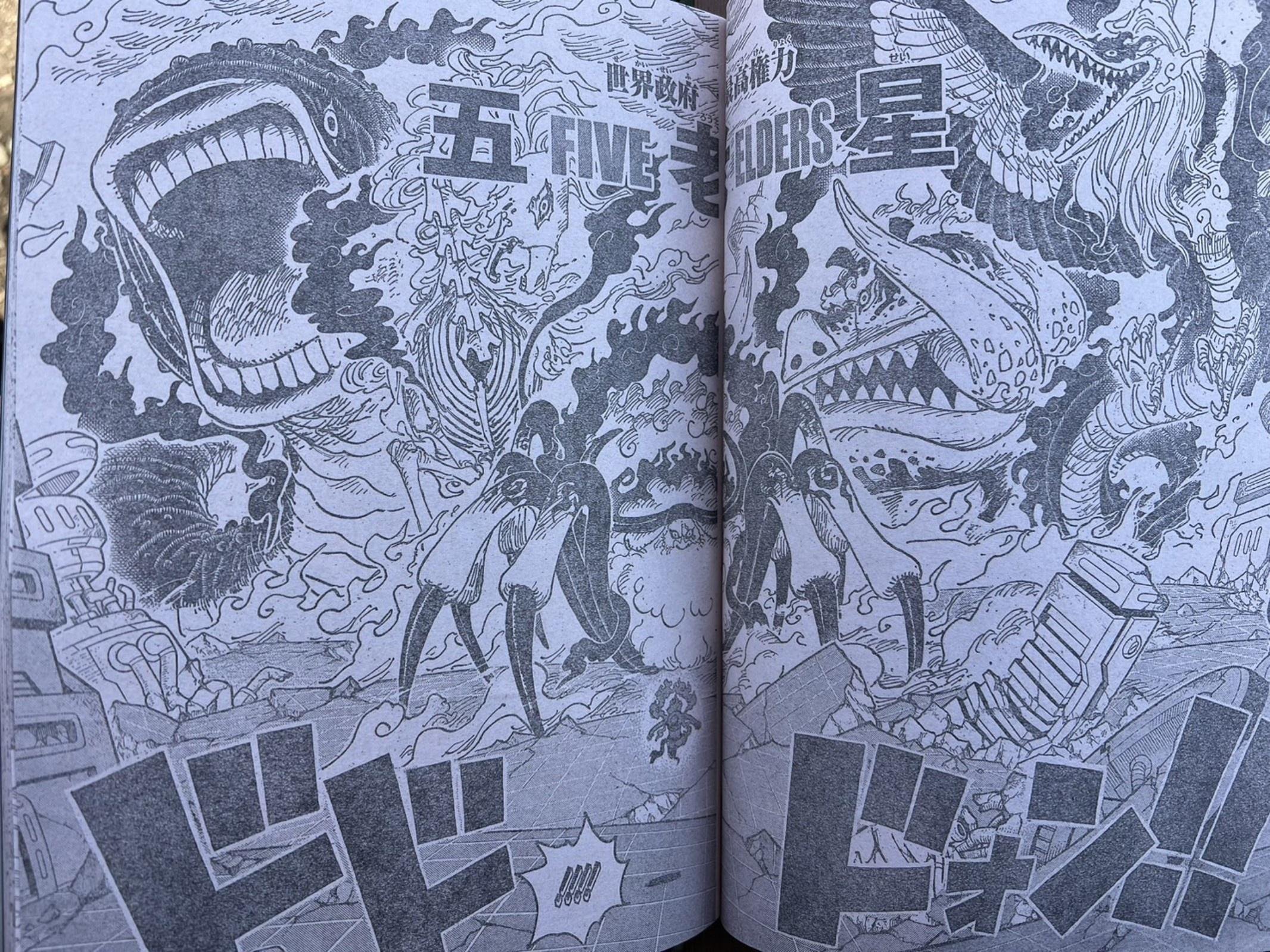 Para Gorosei Turun tangan menghadapi Luffy