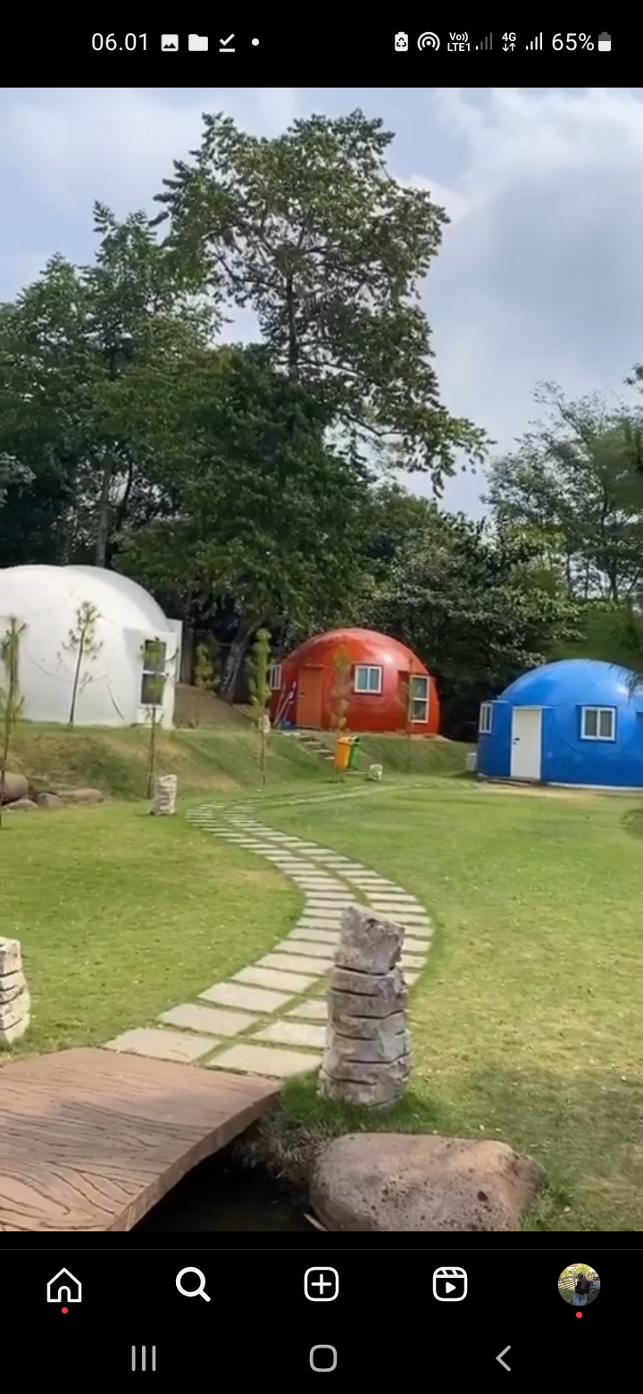 Glamping ala Korea di Taman K