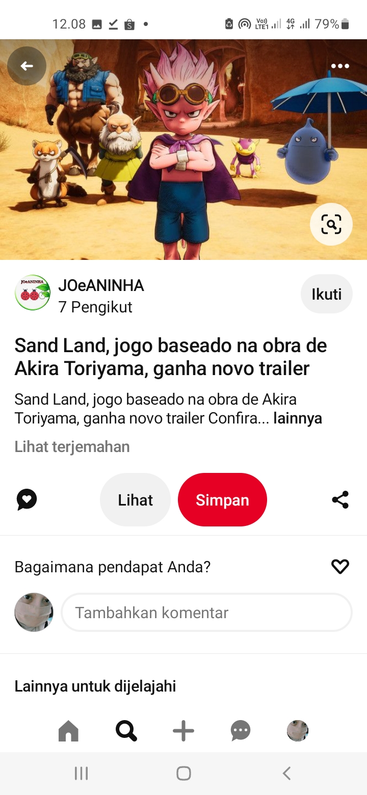 Sand Land Sebuah Karya Milik Akira Toriyama