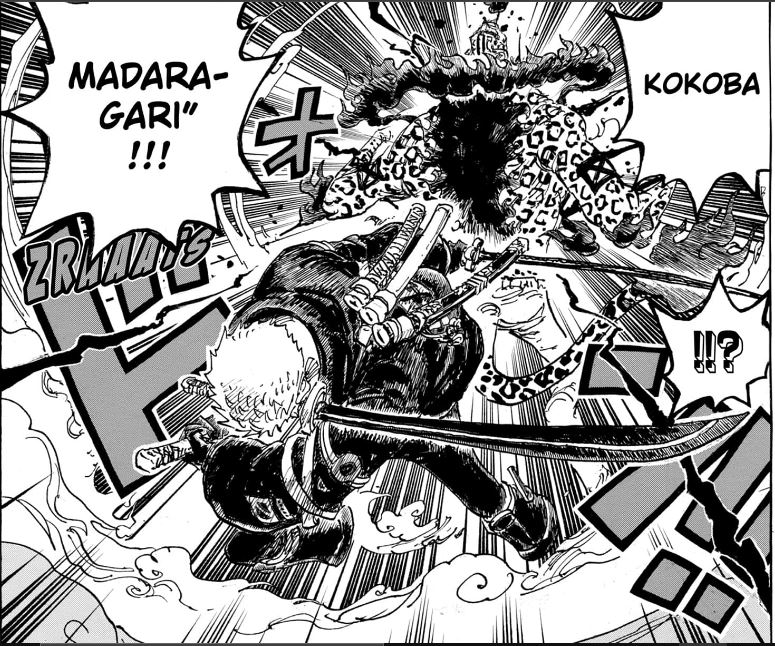 Kru topi Jerami, Roronoa Zoro akan segera bergabung dalam pertempuran melawan Gorosei
