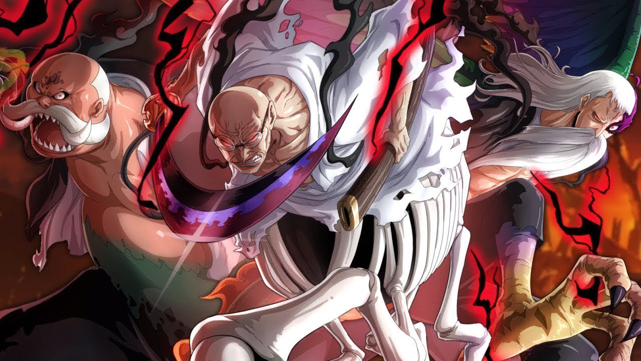Anggota gorosei dengan kekuatannya dalam One piece Cahpter 1111