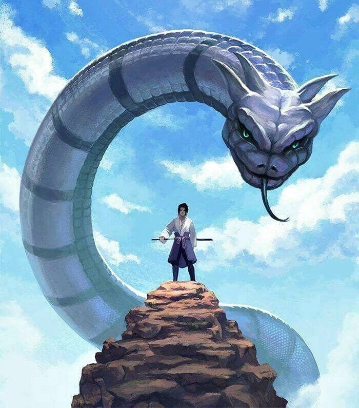 Sasuke dan Ular Aoda
