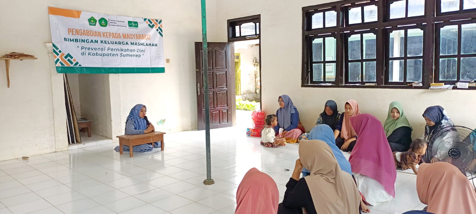 BERILMU: Shofiyatul Ummah menjadi pemateri program LKK NU yang bekerja sama dengan kampus 2023. (SHOFIATUL UMMAH UNTUK JPRM)