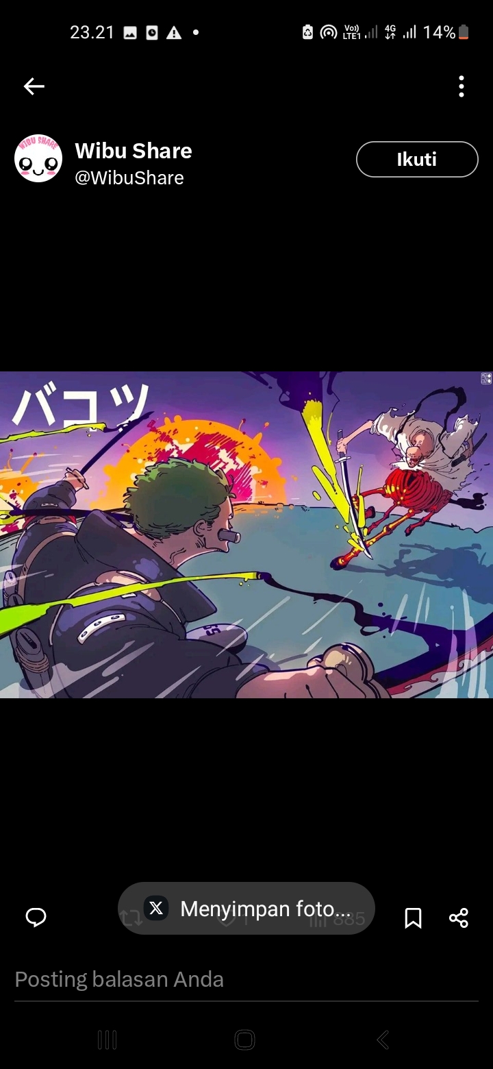Zoro vs Nusjuro