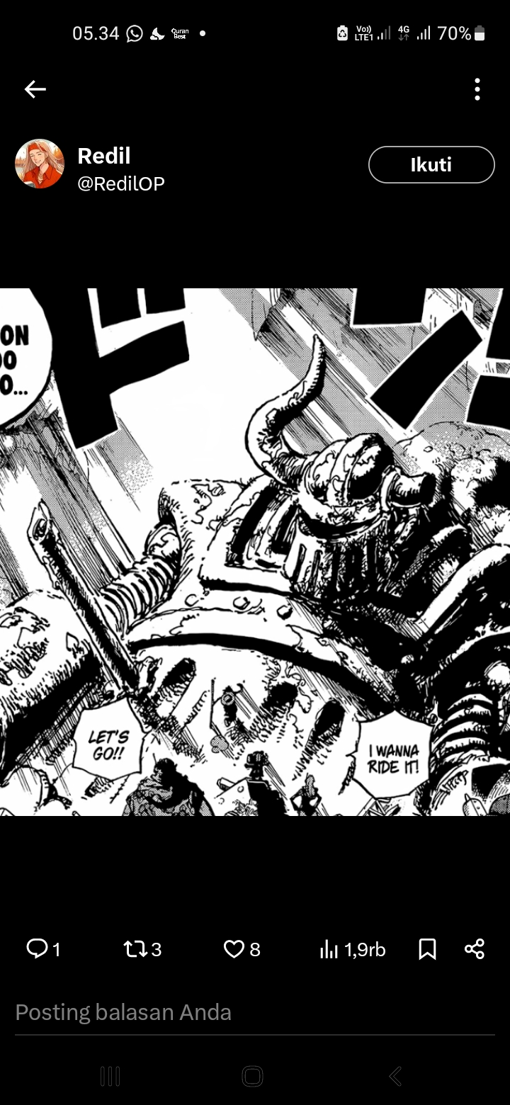 Robot Raksasa Gigant/One Piece