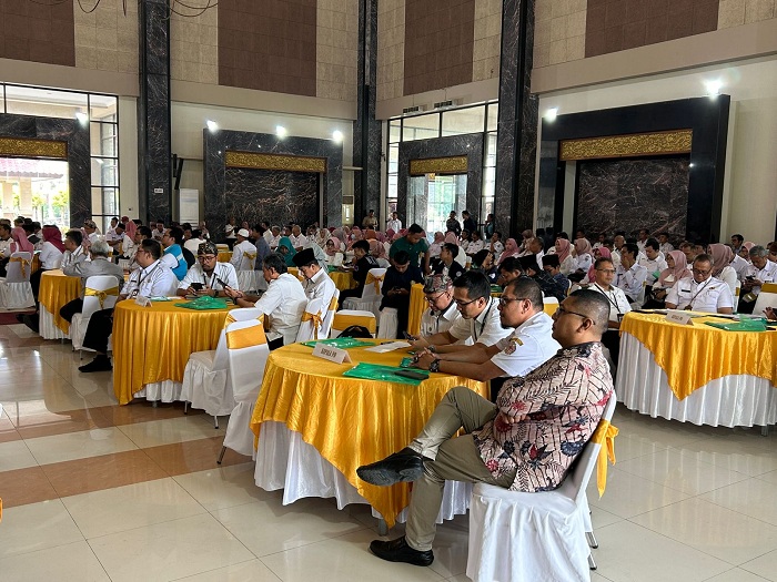 PARTISIPATIF: Musyawarah RPJPD 2025&ndash;2045 dan RKPD 2025 melibatkan lintas sektor di Gedung Serbaguna Rato Ebu Rabu (28/3)