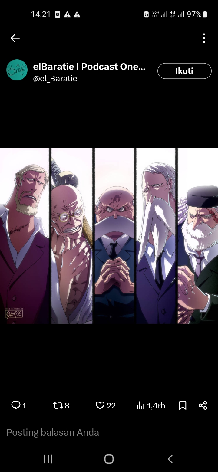 Para Gorosei di Dunia One Piece