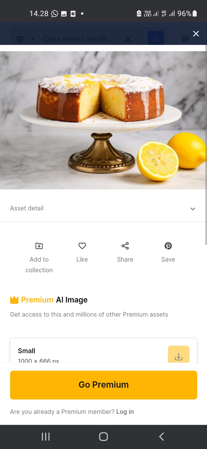 Cake Lemon Klasik