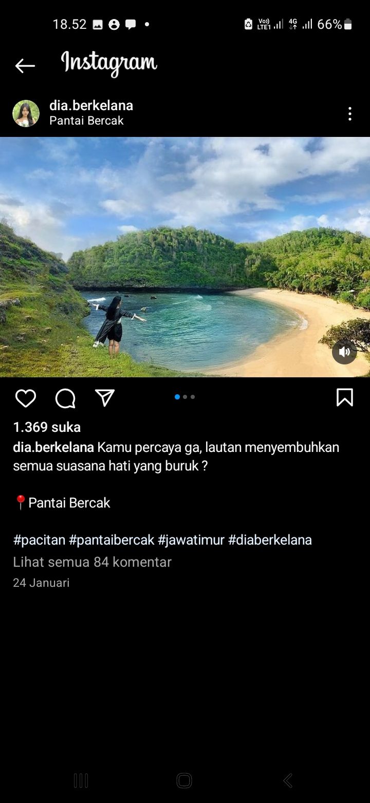 Pantai Bercak Pacitan