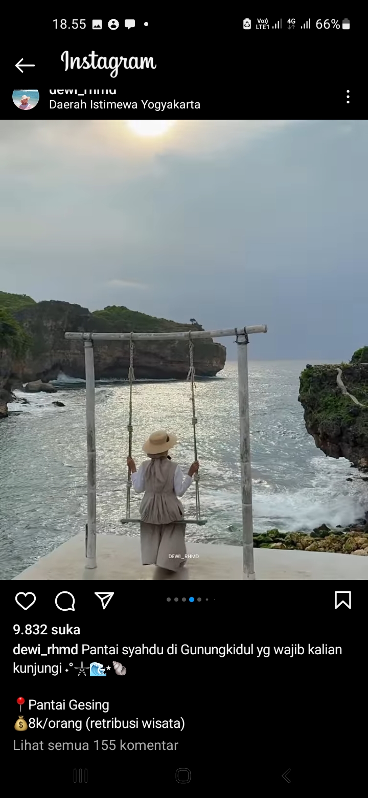 Pantai Gesing, Gunung Kidul, Yogyakarta
