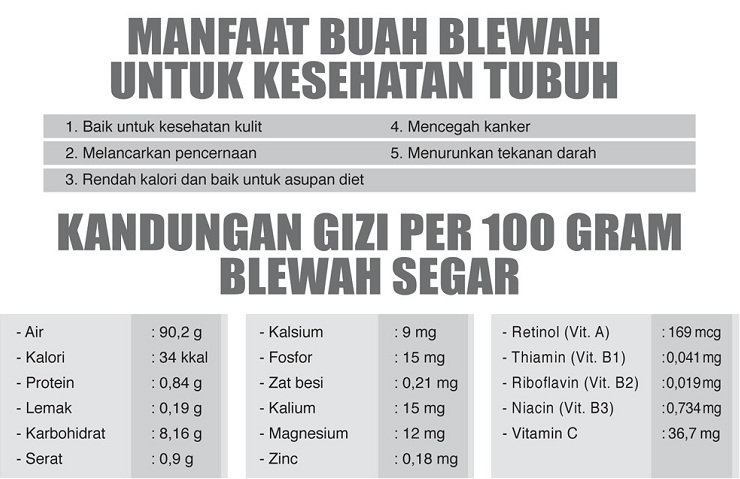 Manfaat dan Kandungan pada Buah Blewah. (hellosehat.com)