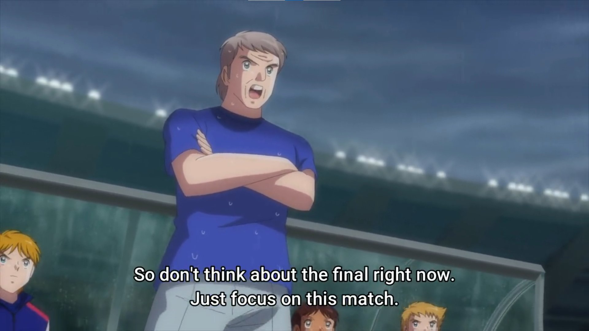 Pertandingan seru Tim Captain Tsubasa