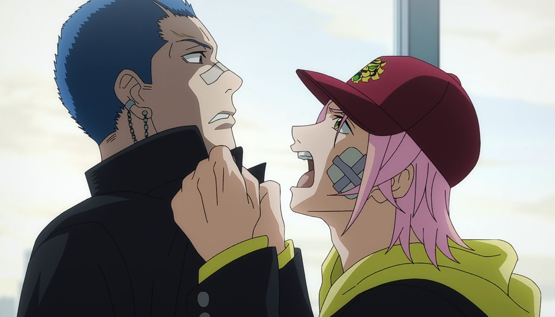 Salah satu scane dalam anime Bucchigiri