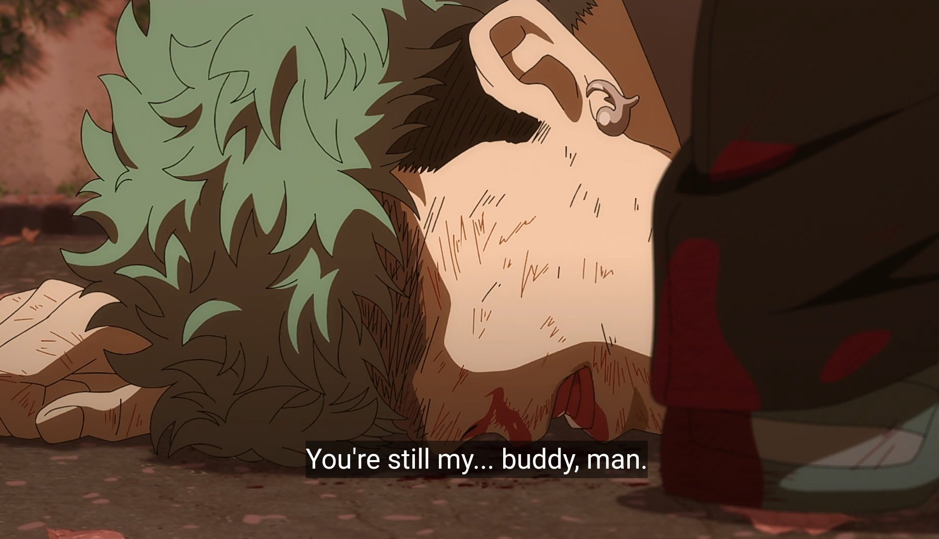 Salah satu scane dalam anime Bucchigiri