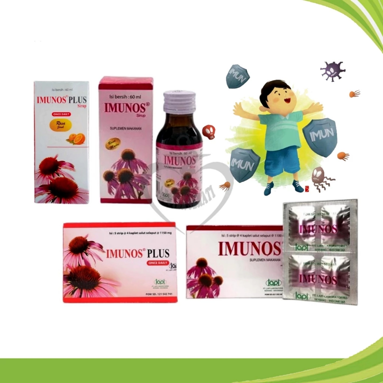 Berbagai varian  Imunos Kaplet