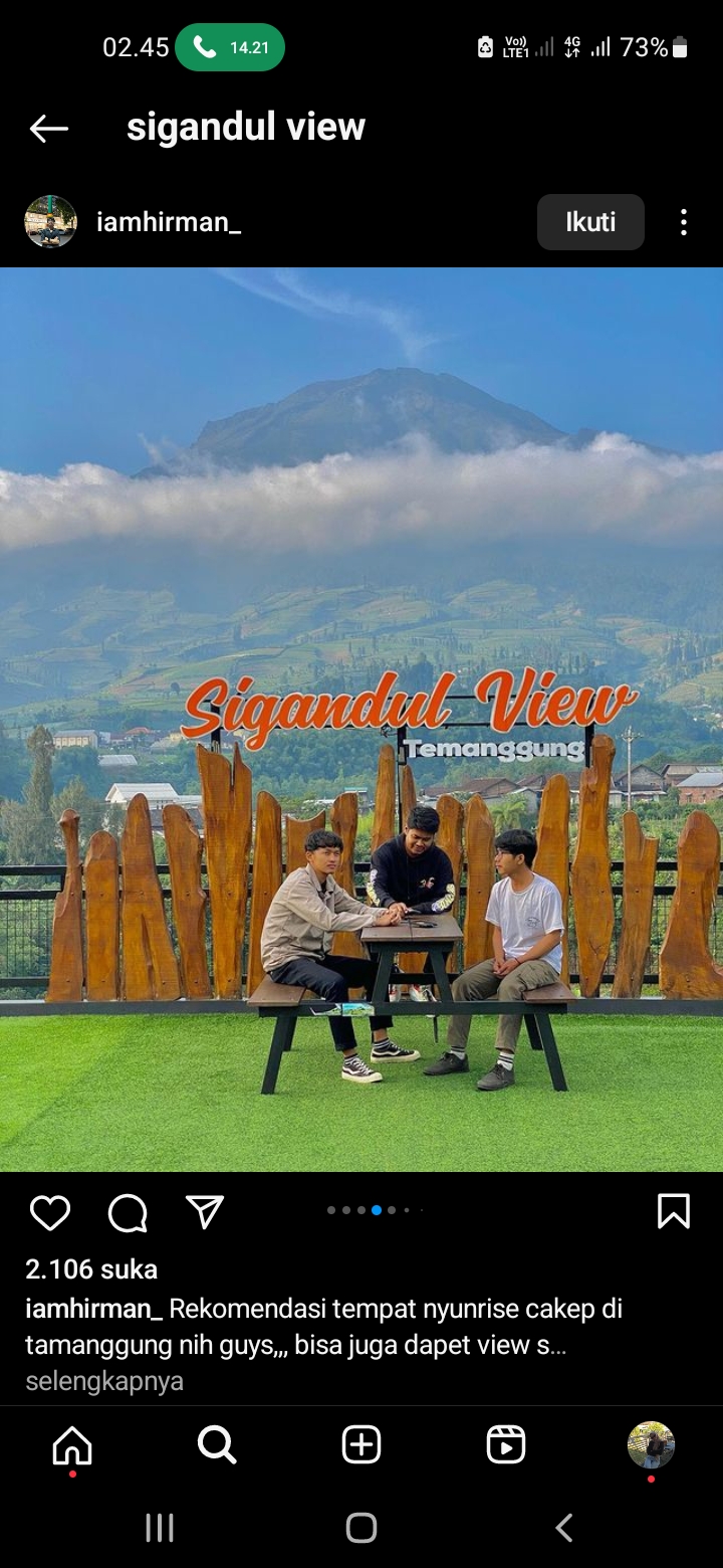 Sigandul View, Temanggung