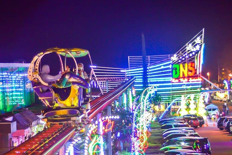 Potret Batu Night Square: Salah Satu Wisata Malam di Malang untuk Libur Lebaran