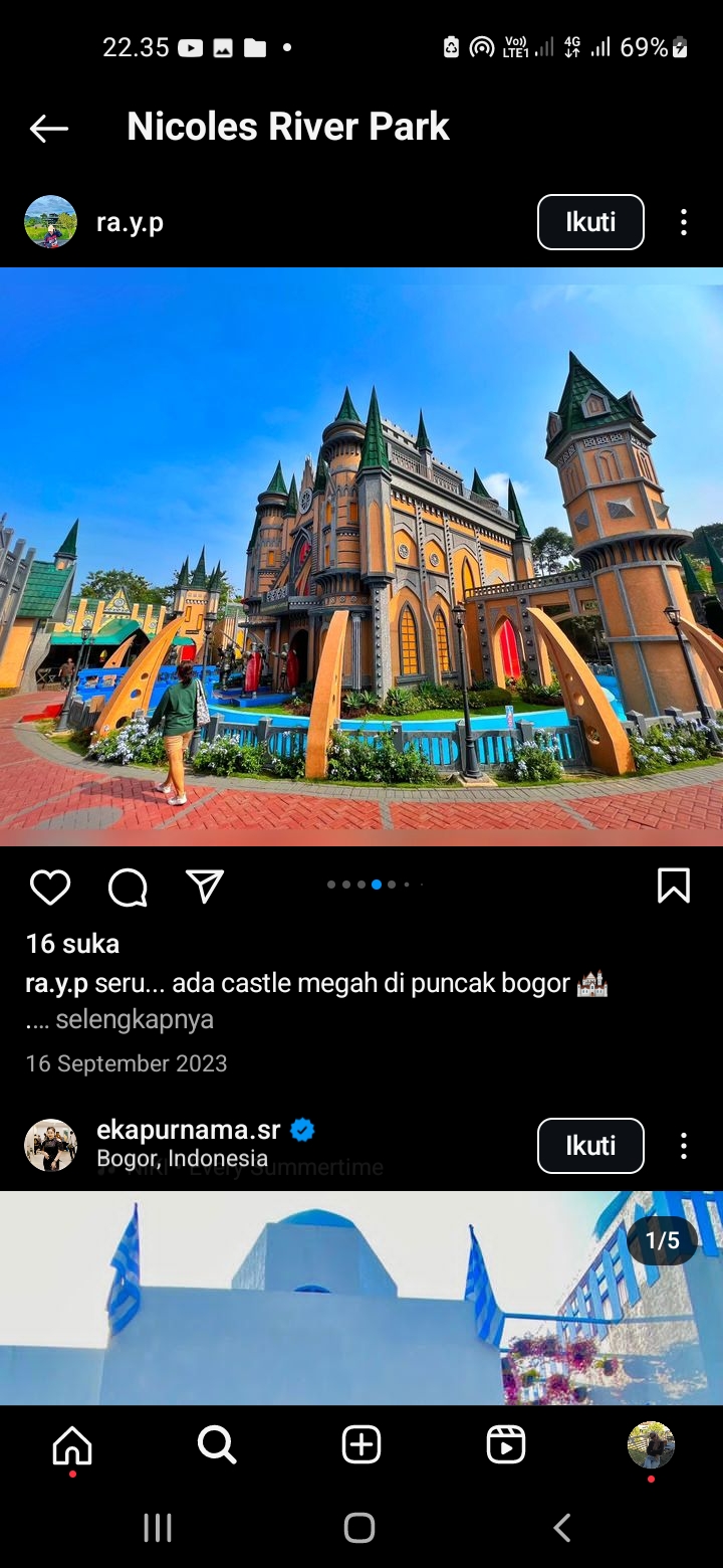 Wisata Nicoles River Park Bogor