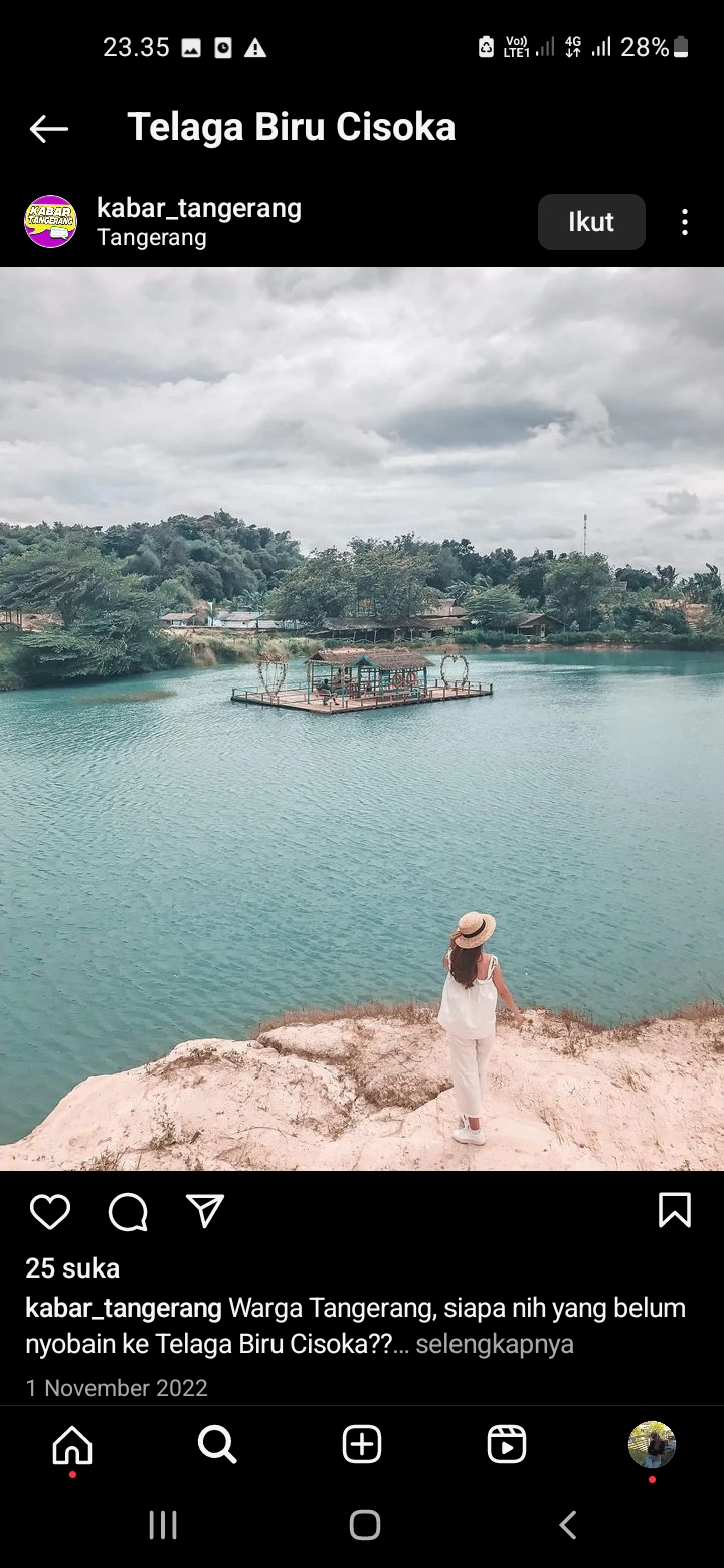 Wisata Telaga Biru Cisoka