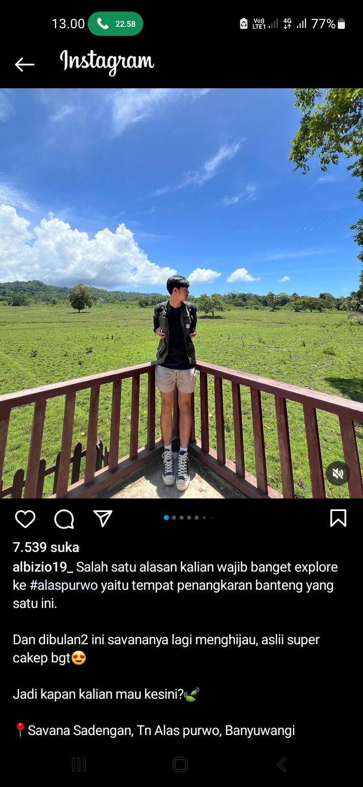 Wisata Savana Sadengan, Banyuwangi