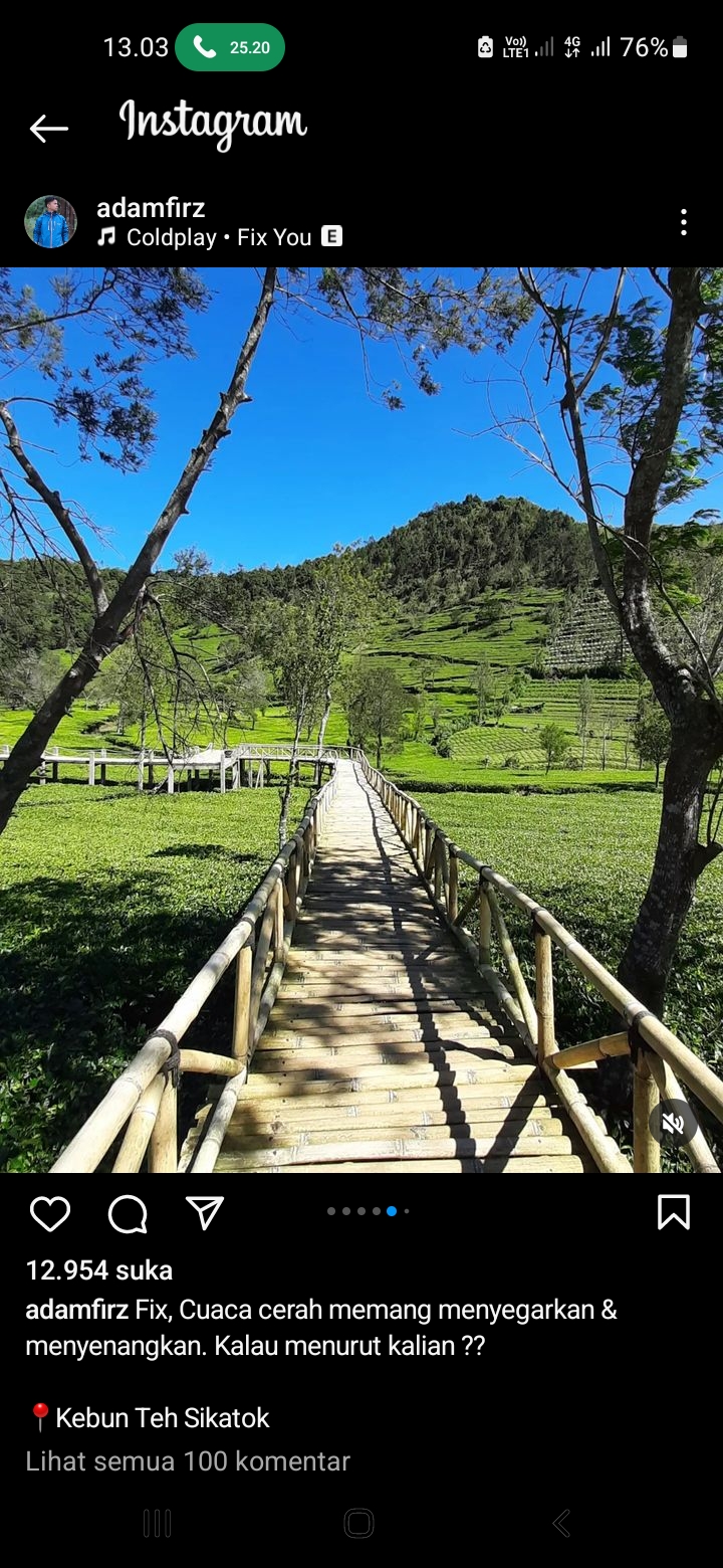 Wisata Kebun Teh Sikatok, Wonosobo