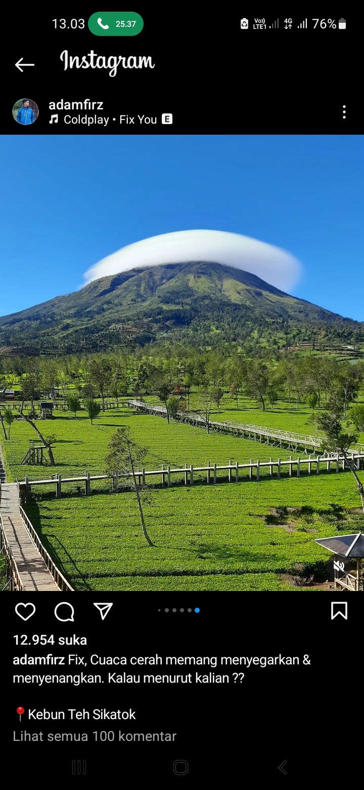 Wisata Kebun Teh Sikatok, Wonosobo