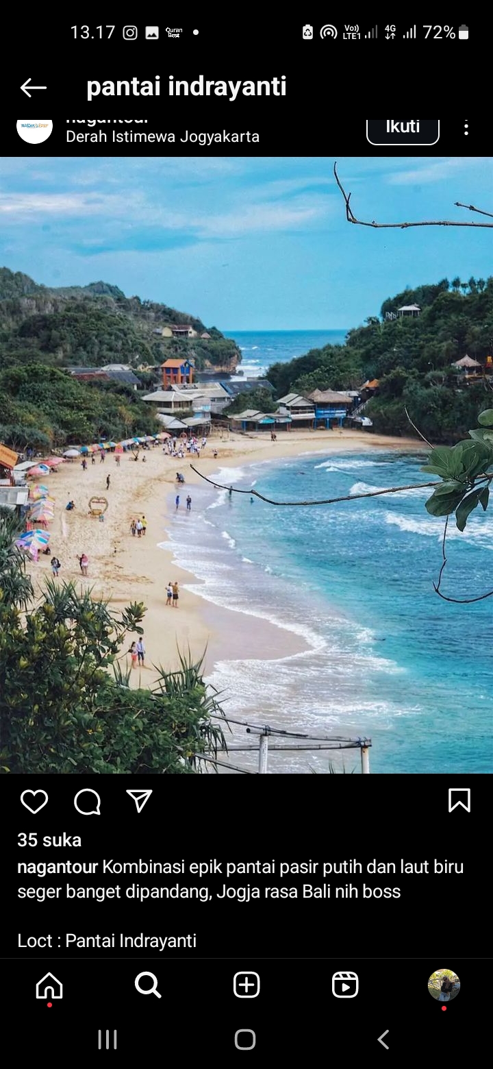 Wisata Pantai Indrayanti, Yogyakarta