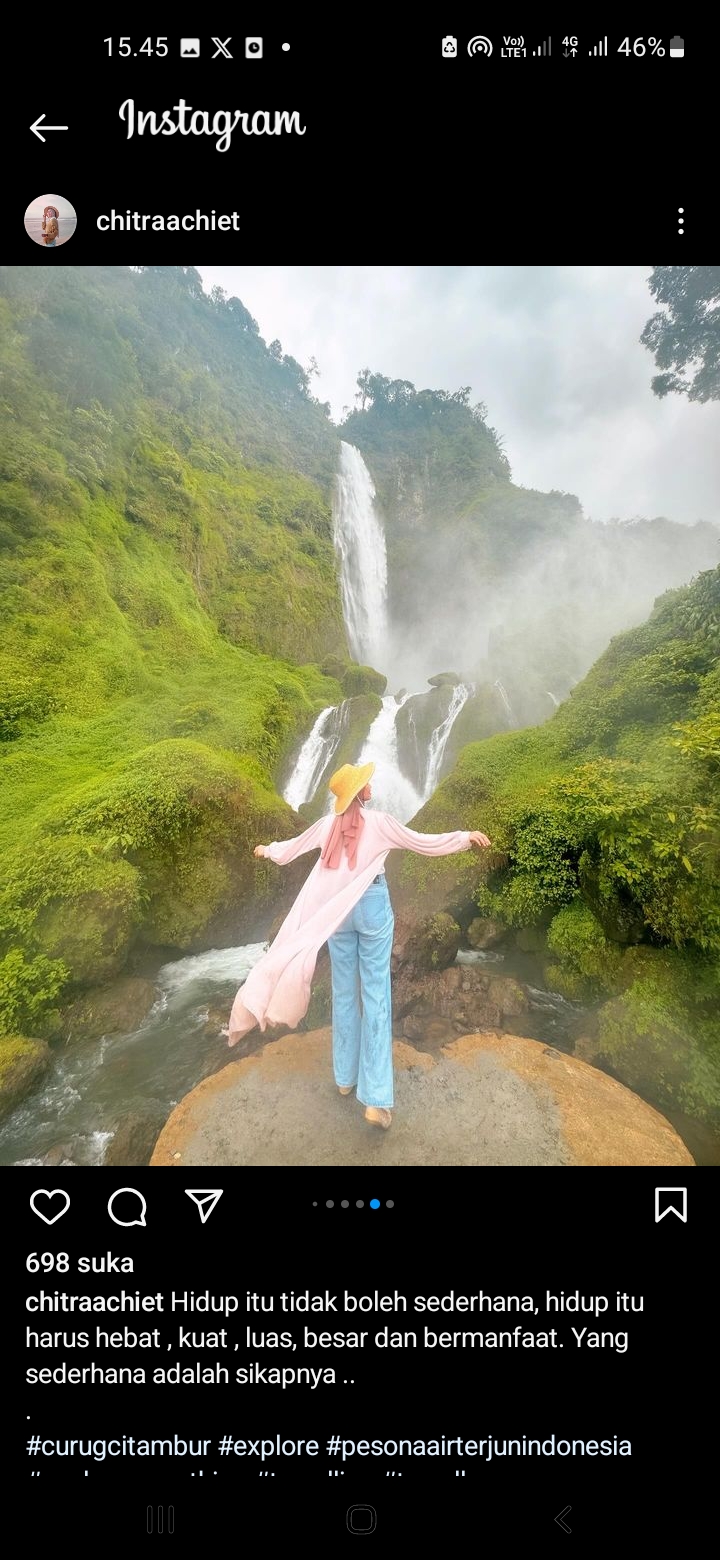 Destinasi Wisata Alam Curug Citambur, Cianjur, Jawa Barat