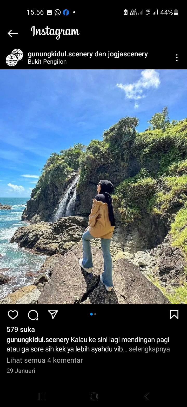 Destinasi Wisata Alam Bukit Pengilon, Yogyakarta