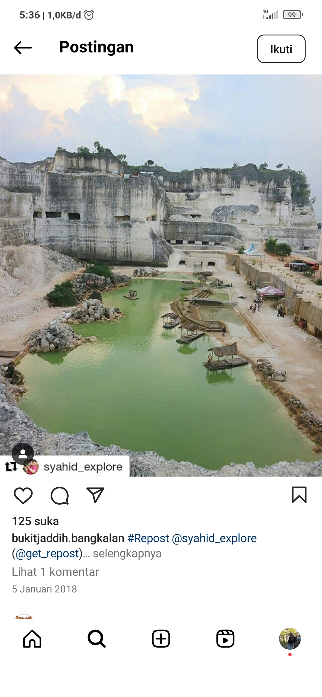 Bukit Jaddih dengan pesona uniknya