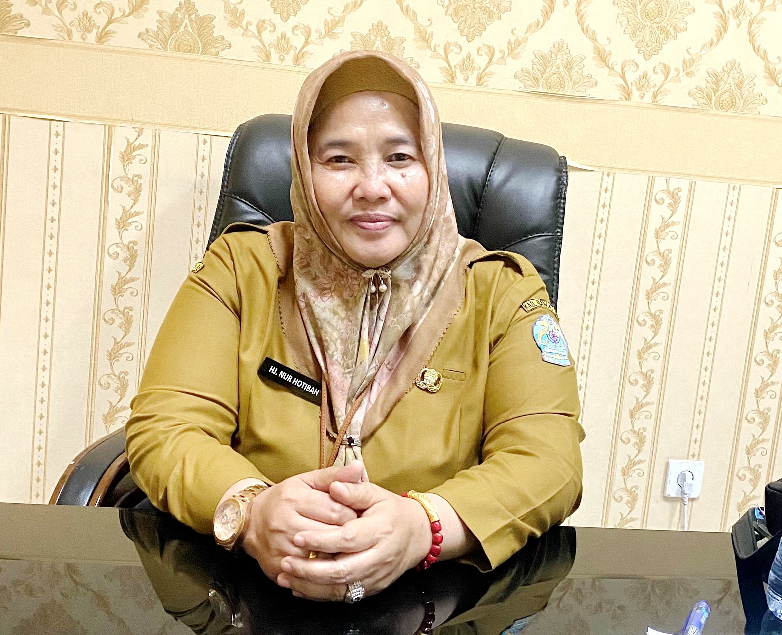 KUCURAN ANGGARAN: Kepala Dinkes Bangkalan Nur Hotibah. (AYU LATIFAH/JPRM)
