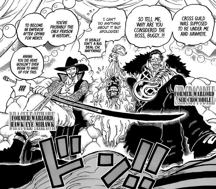 Crocodile dan Mihawk