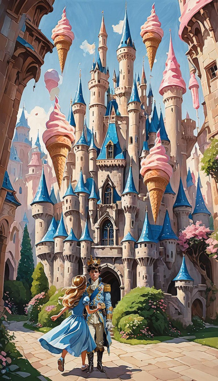 Ilustrasi Istana Es Krim. (RISKY/JPRM)