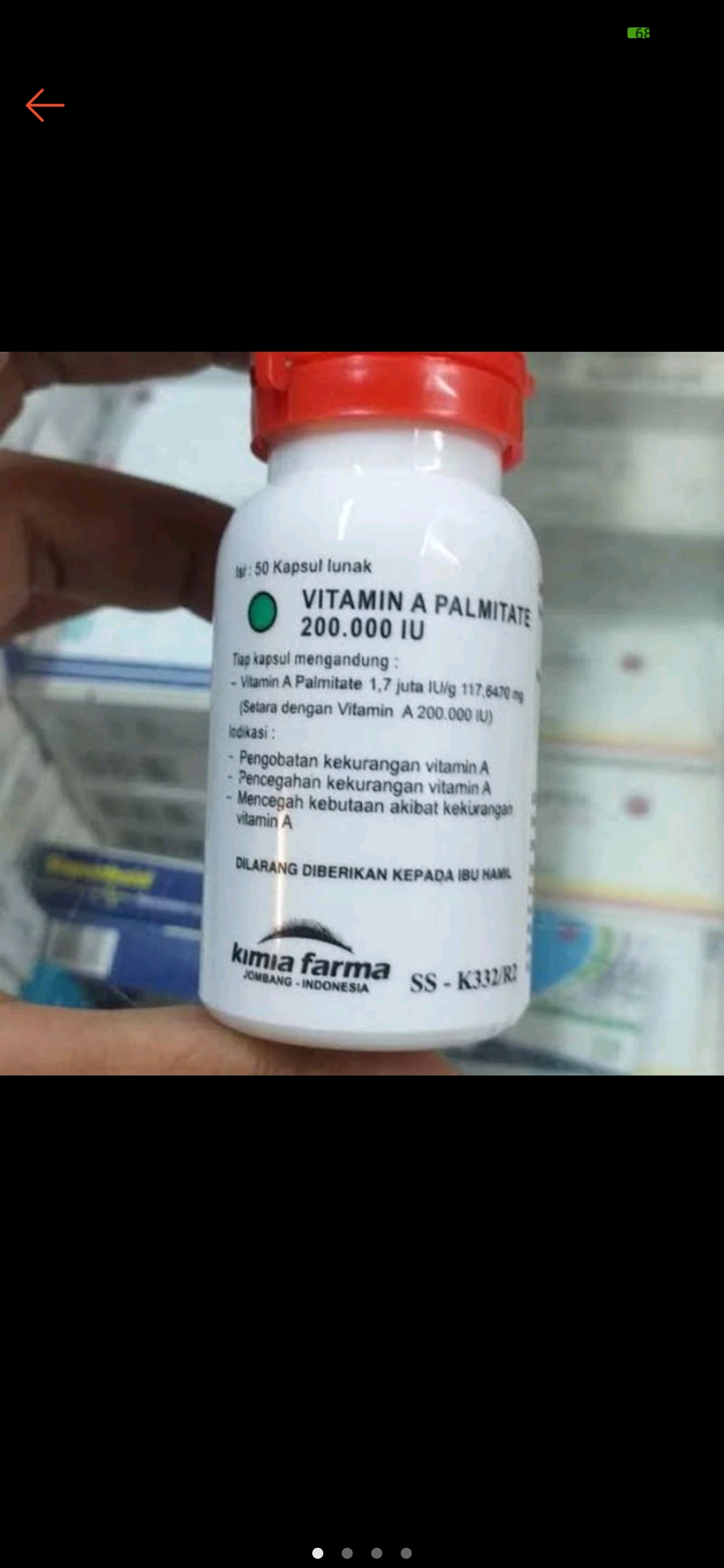 Vitamin A 200.000, suplemen kesehatan yang mengandung vitamin A