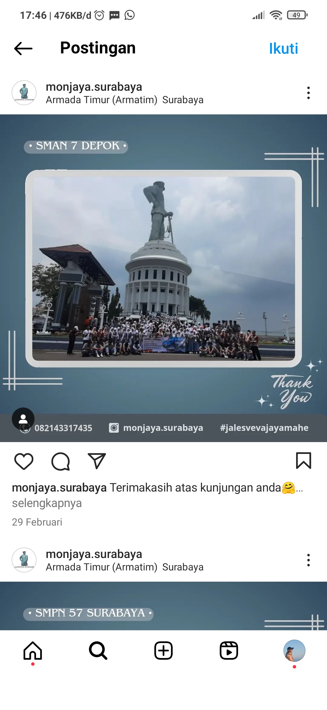 Monumen Jalesveva Jayamahe yang sedang hits dan menarik untuk dikunjungi.