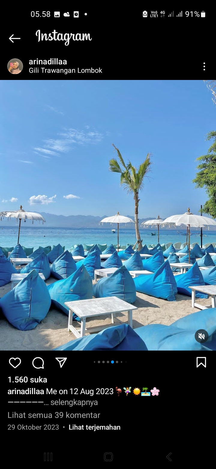 Pantai Gili Trawangan Lombok