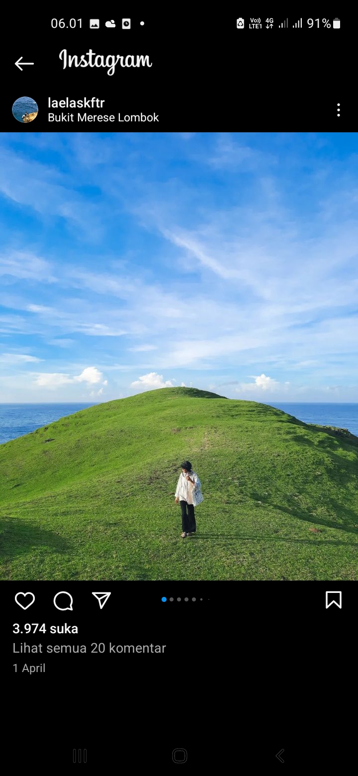 Bukit Merese, Lombok