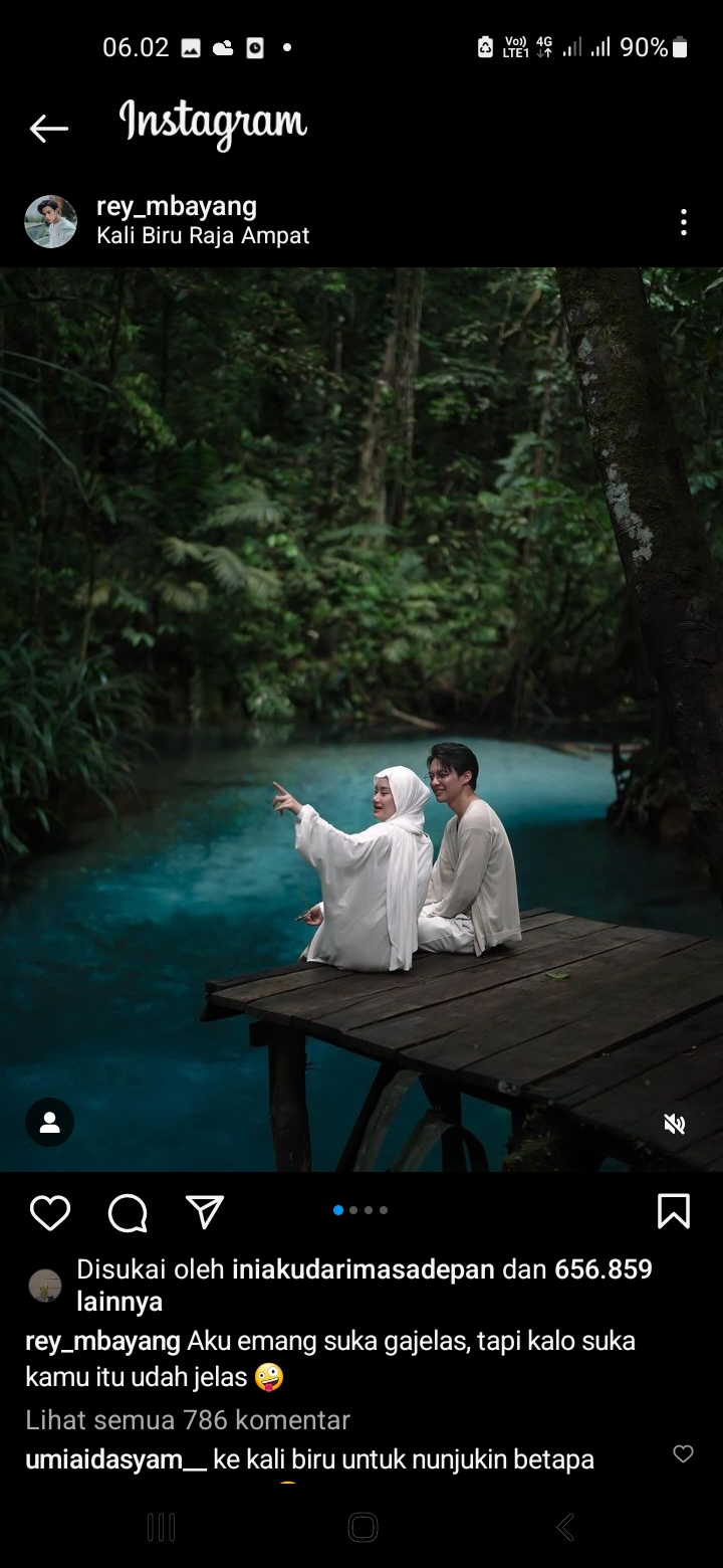 Kali Biru, Raja Ampat