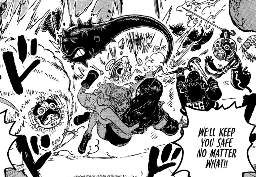 Niko Robbin dan Kawan-kawan menghadapi bahaya.