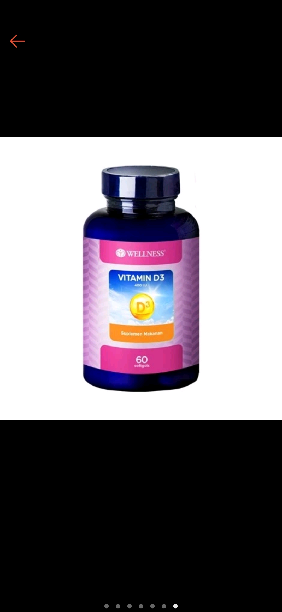 Cek Manfaat Suplemen kesehatan Wellness Vitamin D3 400 IU