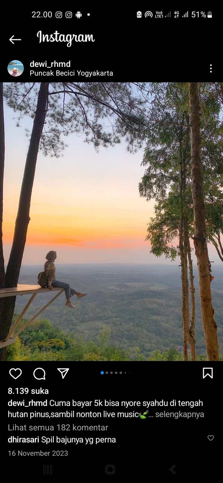 Wisata Puncak Becici, Yogyakarta