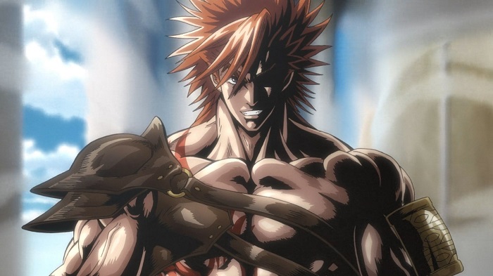 karakter Hercules dalam anime Record of Ragnarok