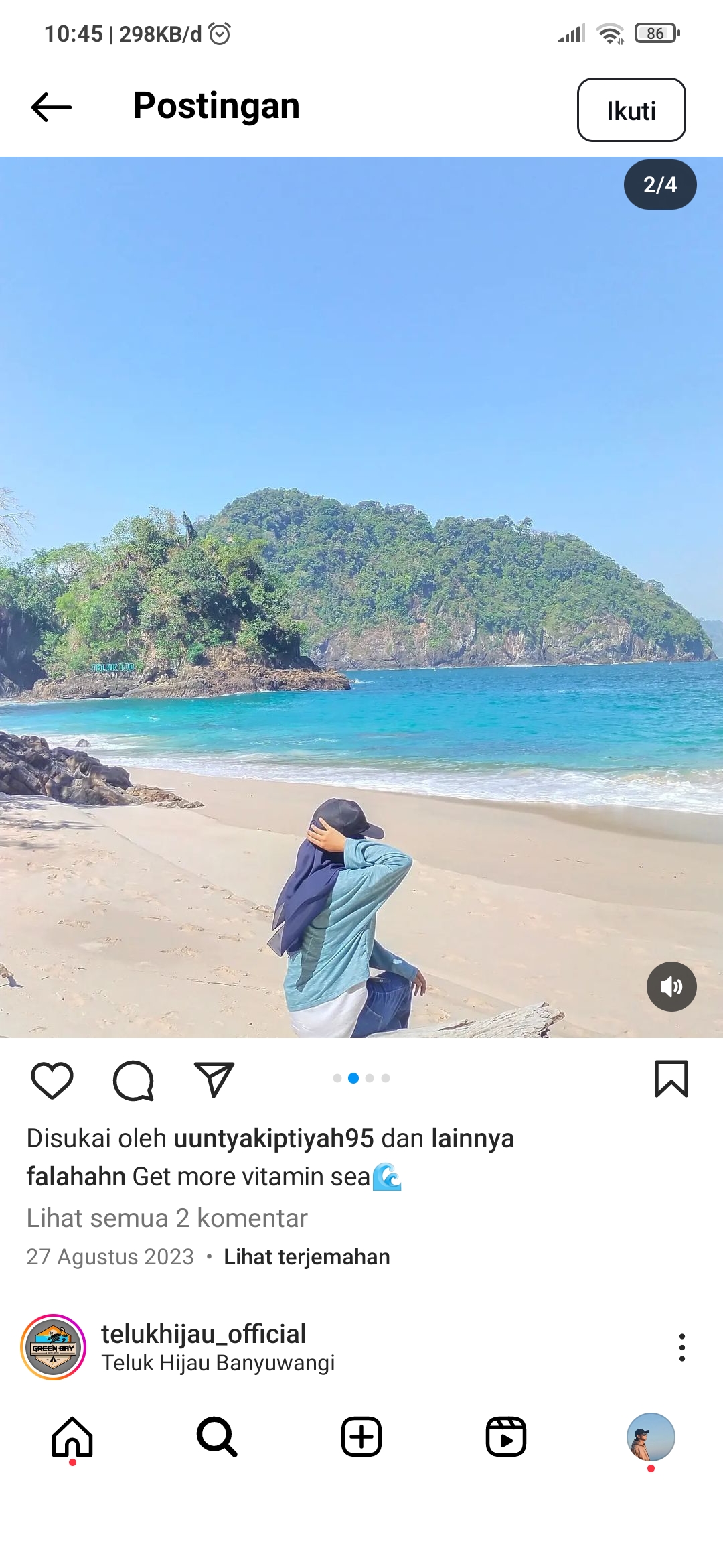 Teluk Hijau dengan pesonanya