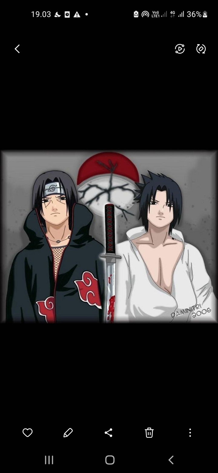 Itachi Uchiha dan Sasuke Uchiha