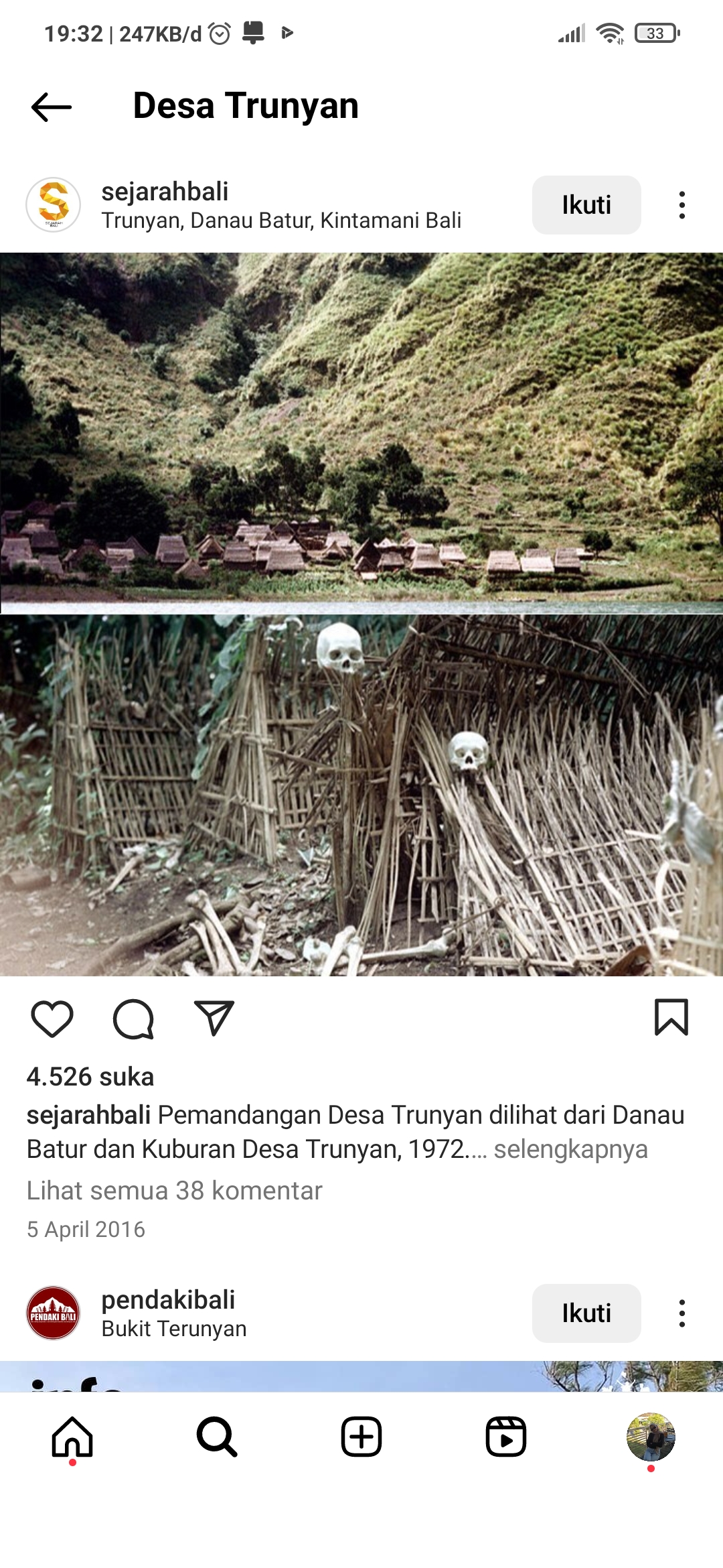 Desa Trunyan punya adat unik yang tidak ada tempat lain