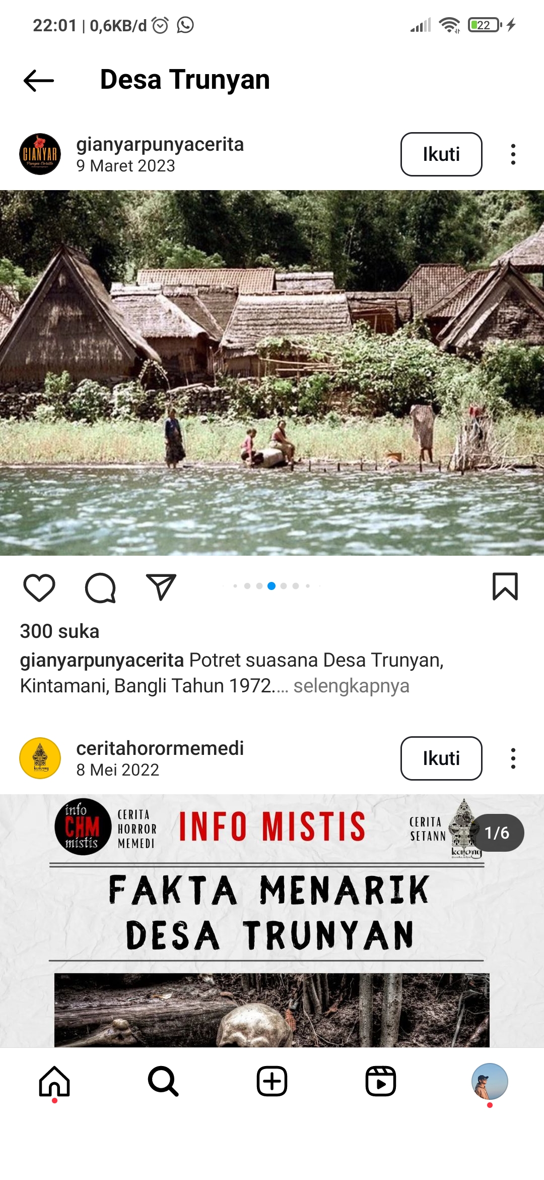 Potret kehidupan desa Trunyan Bali