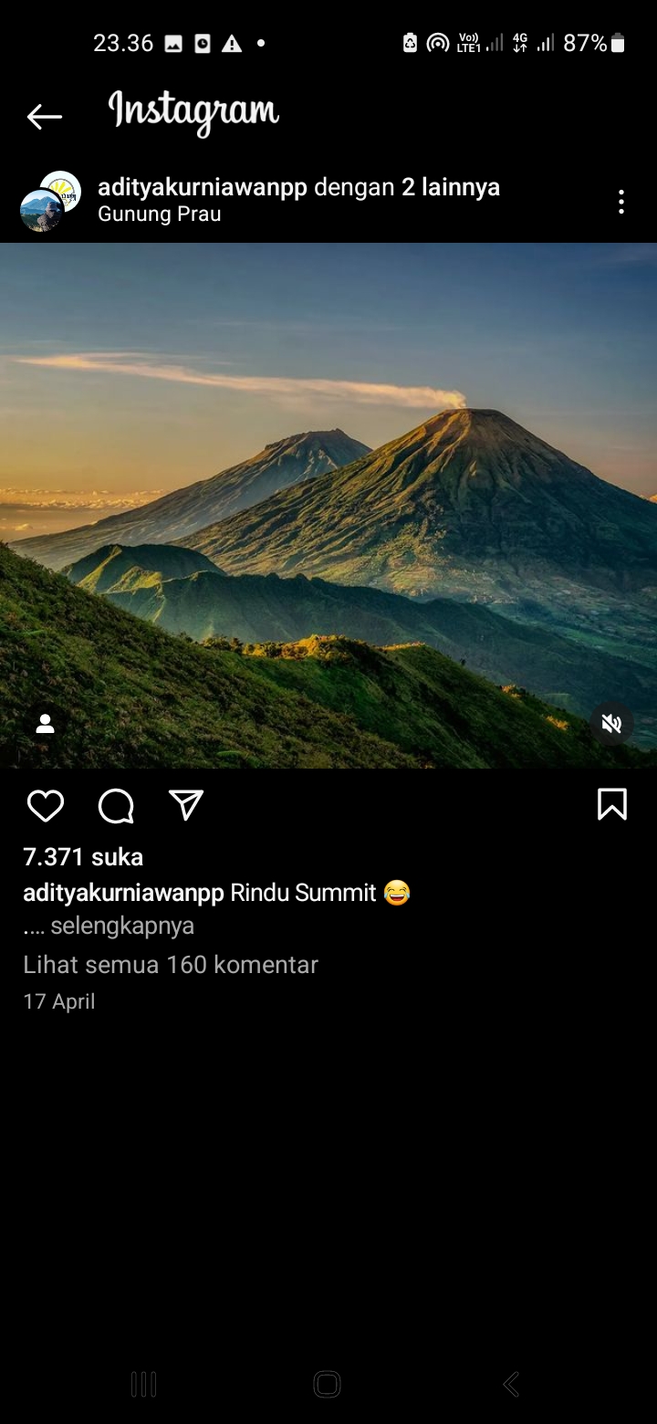 Wisata Pendakian Gunung Prau