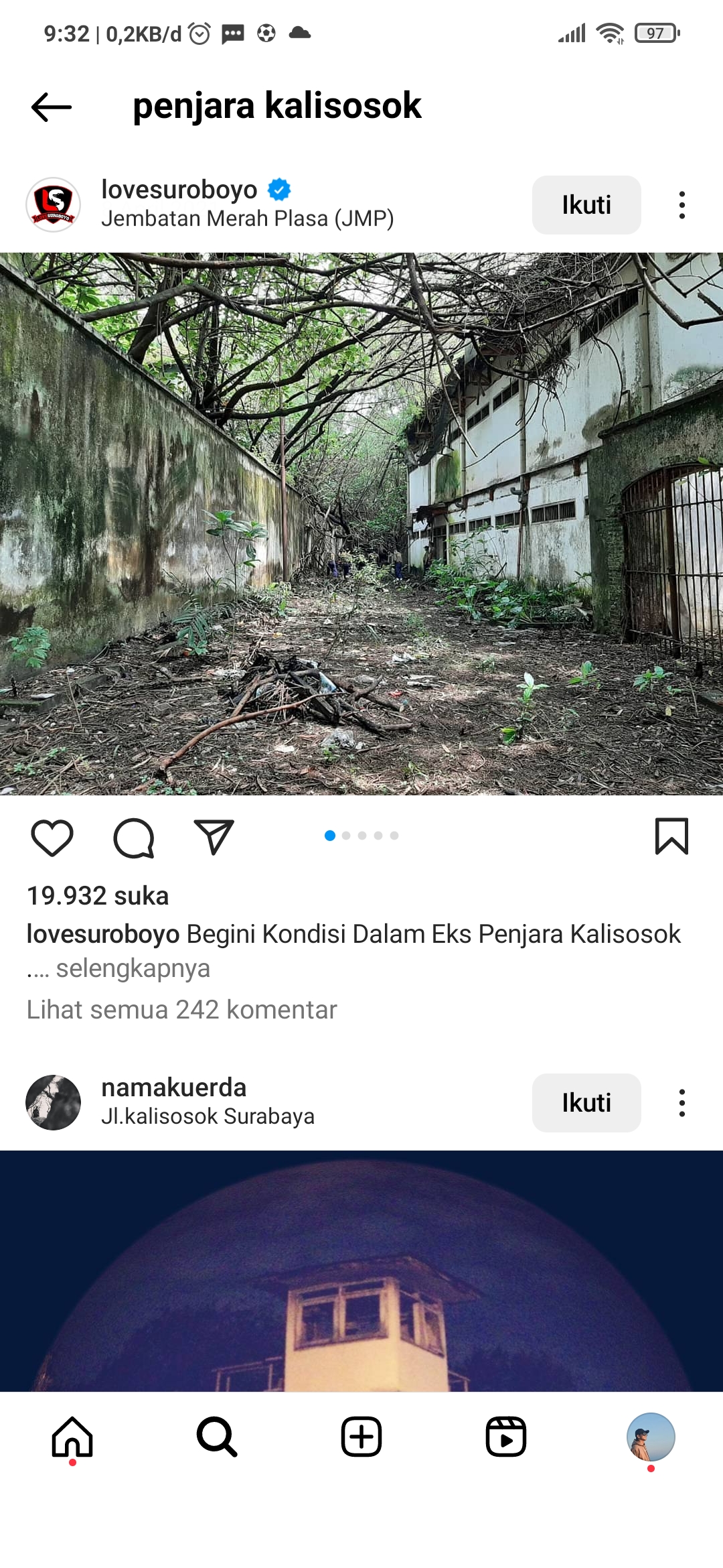 Potret Angker Penjara Kalisosok surabaya yang terkenal angker