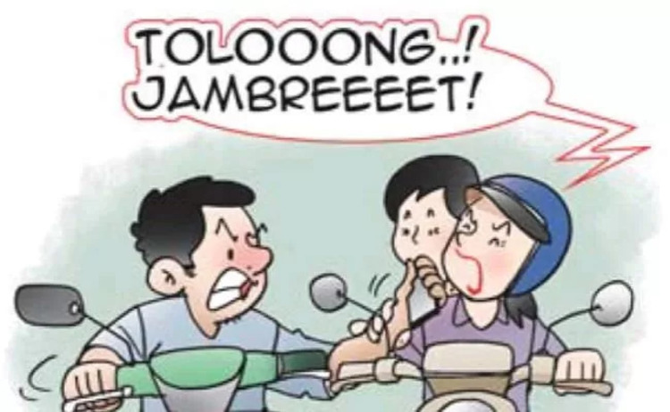 Ilustrasi jambret. (JawaPos.com)